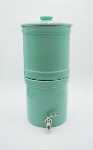Terra2™ Mint Green Stoneware Gravity Filter System