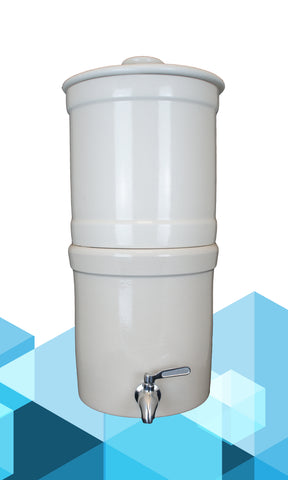 Terra2™ Bristol White Stoneware Gravity Filter System